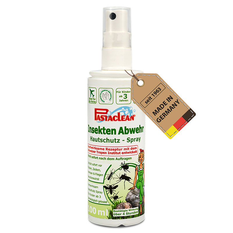 Pastaclean Insektenspay Hautschutz gegen Mücken und Zecken