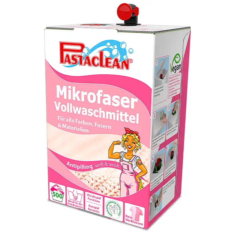 Pastaclean Mikrofaser Waschmittel Box